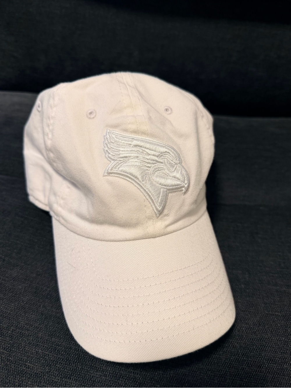 Illinois State University ISU White Embroidered Bird Logo Baseball Cap Nike